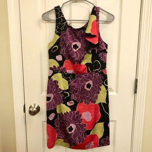 Anthropologie Leifsdottir Floral Silk Dress Size 8